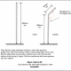 Diagram showing the key requirements for mesh or chain wire fencing used as a Queensland swimming pool barrier.