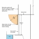 Diagram showing how retaining walls and raised ground levels can affect a Queensland swimming pool barrier.